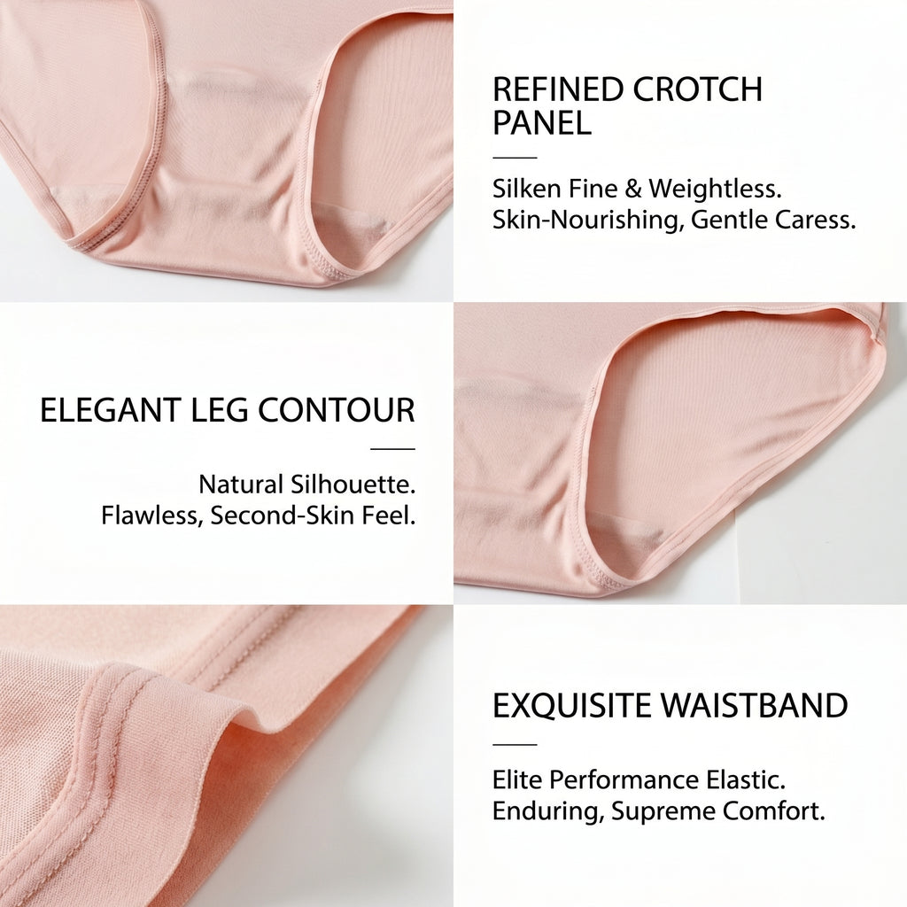 The Pure Silk High-Waisted Brief